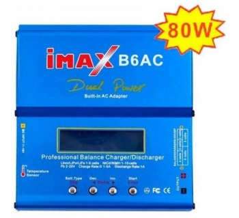 Carregador Digital IMAX B6AC 12V / Bivolt Baterias Lipo Life Nimh Pb