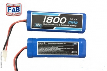 Bateria de Nimh 1800mah 7,2v 6 células Alta Performance