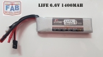 Bateria De Life 1400mah 6.6v 25c JH POWER