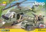 Bloco Montar Tipo Lego Jeep Helicoptero Militar 250 Pçs Cobi