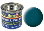 Tinta Revell para plastimodelismo - Esmalte sintético - Verde mar fosco - 14ml