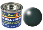 Tinta Revell para plastimodelismo - Esmalte sintético - Verde pátina seda - 14ml