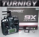 Radio Turnigy 9x de 9ch + Receptor Top Aero Heli Drone