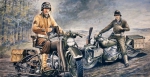 Kit Italeri Motocicletas Harley Davidson - WWII - 1/35 - D-DAY SERIES - NORMANDY 1944