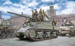 Kit Italeri Tanque M4A1 Sherman com figuras de infantaria - 1/35