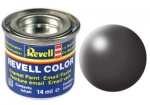Tinta Revell para plastimodelismo Esmalte sintético Cinza escuro seda 14ml