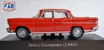 Miniatura Simca Chambord 1960 1/43 Carros Inesquecíveis
