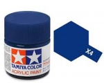 Tinta Tamiya Acrilica Azul Brilho X-4 - Plastimodelismo