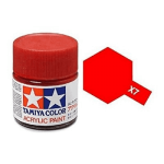 Tinta Tamiya Acrilica Vermelho Fosco X-7 - Plastimodelismo