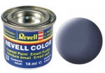 Tinta Revell para plastimodelismo - Esmalte sintético - Cinza fosco - 14ml