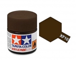 Tinta Tamiya Acrilica Marron Fosco Xf-10 - Plastimodelismo